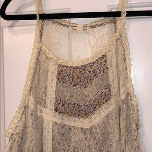 Lace vintage tank top